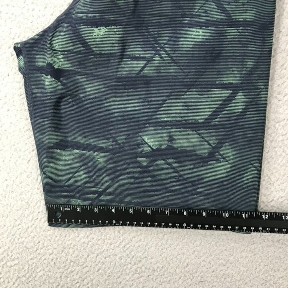 DECATHLON Nabaiji Shorts Mens Size LARGE Green Print 10" Inseam Swim Trunks - Picture 14 of 15